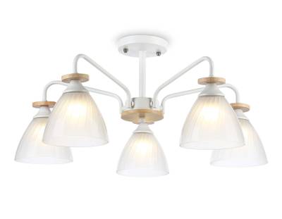 Светильник подвесной TR9567/5 WH/FR белый/белый матовый E27/5 max 40W D620*250