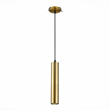 ST151.308.01 Встраиваемый  подвес Золотистый GU10 1*50W  IP20 D54xH290 220V Без ламп
