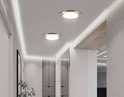 Светильник встраиваемый G10102 CH хром GX53 max 12W D106*38 (10шт)