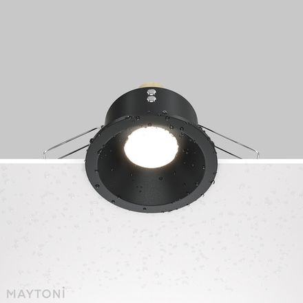 Встраиваемый светильник Zoom GU10х1, IP65, DL032-2-01B. TM Maytoni