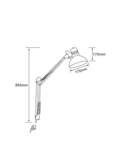 Офисная настольная лампа Arte Lamp SENIOR A6068LT-1WH, 1хE27