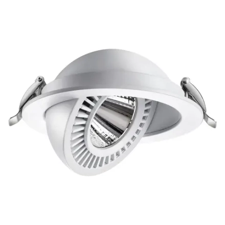358817 SPOT NT21 530 белый Светильник встраиваемый светодиодный IP20 LED 18W 1600Лм 4000K 220V GESSO