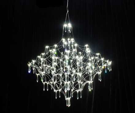 07881-80,02(21) Люстра диммируемая Галанта хром d80 h215 Led Osram 66*0,5W (3000-6000K) с пультом ДУ