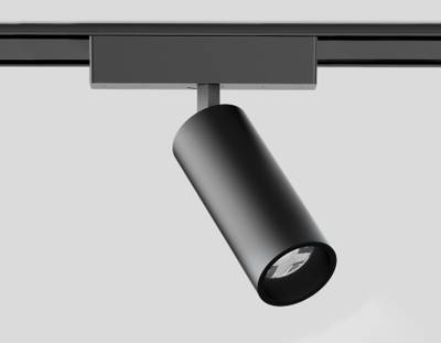 Светильник светодиодный трековый для шинопровода Magnetic Ultra Slim GV1511 BK черный IP20 9W 4200K 48V 24° D44*160