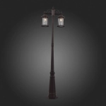 SL080.425.02 Светильник уличный наземный ST-Luce Темный кофе/Прозрачный, Темный кофе E27 2*100W