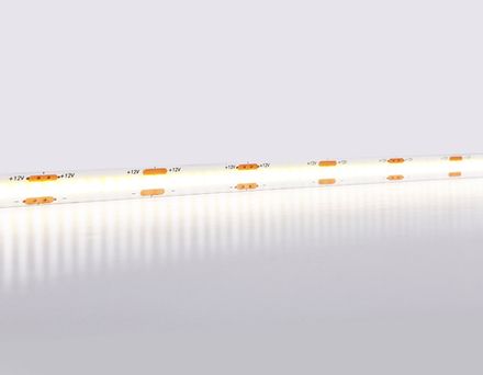 Светодиодная лента GS2602 COB 320Led/ 10W m/ 12V IP20 4500K/ 5000*8*1.54mm/ кратность резки 50mm (2 конт.)