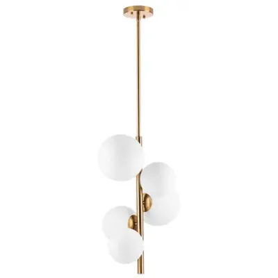 815053 Люстра CROCO 5х40W E14 ЛАТУНЬ Lightstar