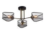 Светильник подвесной TR80171/3 SB/BK бронза/черный E27/3 max 40W D600*215
