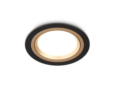 Светильник встраиваемый поворотный точечный TN51914 BK/GD черный/золото GX53 max 12W D115*23