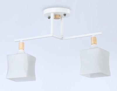Светильник подвесной TR9484/2 WH/FR белый/белый матовый E27/2 max 40W 405*175*280