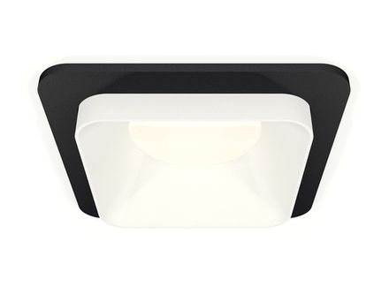 Комплект встраиваемого светильника XC7902001 SBK/SWH черный песок/белый песок MR16 GU5.3 (C7902, N7701)