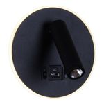 86203-9.2-001KT LED12W+USB BK светильник настенный