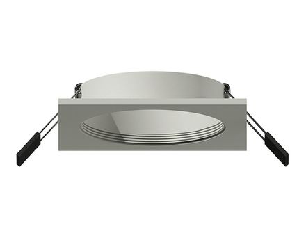 Корпус светильника встраиваемый для насадок D70mm C7633 SGR серый песок 92*92*H25mm MR16 GU5.3