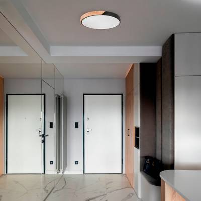 SLE200972-01 Светильник потолочный Серый, Светлое дерево/Белый LED 1*45W 3000K/4000K/6000K