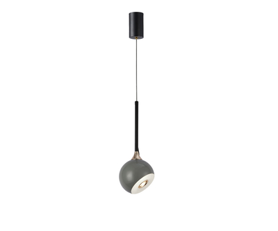 07529-1A,16 Подвес Тимо серый d12 h165 Led 8W (4000K) с лифтом