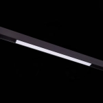 ST360.436.12 Магнитный трековый светильник Черный LED 1*12W 3000K 780Lm Ra>80 120 IP20 L406xW22xH44 48V