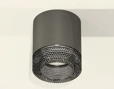 Комплект накладного светильника XS7403004 DCH/BK черный хром/тонированный MR16 GU5.3 (C7403, N7192)