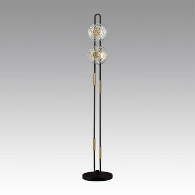 5407/23FL MODERN ODL_EX24 101 черный/золотой/металл/стекло Торшер LED 23W 3000K 1940Лм MAGNET