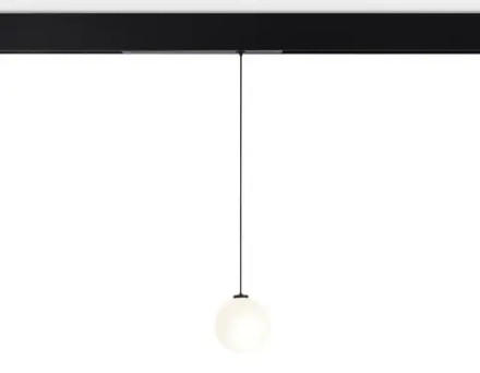 Светильник светодиодный диммируемый для шинопровода Magnetic 220V GL1442 BK/FR черный/белый матовый IP20 10W 3000K-6400K 120° D120 H1500 (Без ПДУ)
