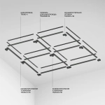 Шинопровод 10м Elasity черный, TRX160-1110B. TM Maytoni