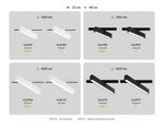 Светильник светодиодный трековый GL6761 WH белый LED 12W 3000K 300*22*48