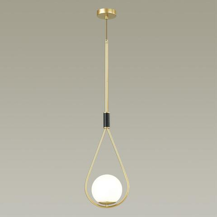4810/1 PENDANT ODL21 415 золтой/черный/белый Подвес E14 1*40W FLARI