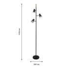Торшер Trandy 4618-3F, 3*GU10*35W. ТМ F-Promo