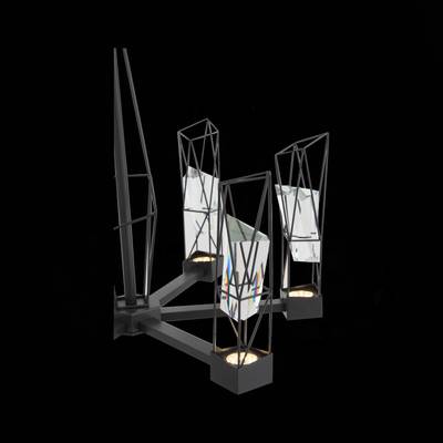 SL815.303.06 Люстра подвесная ST-Luce Серый графит/Серый графит, Прозрачный LED 6*8W 4000K