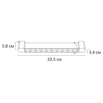 Трековый светильник Arte Lamp FLASH A4575PL-1BK, 1хLED