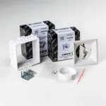 G214506WMOD Светильник DOMINO QUAD под LED модуль/лампу МR16 БЕЛЫЙ (214510+214506+214006)