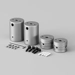 Набор для двухстороннего накладного монтажа Nemo D18 серебро, 201153. TM Maytoni