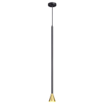 3884/1GB HIGHTECH ODL20 349 черно-золотистый/металл Подвесной светильник LED GU10 7W 220V PIPA