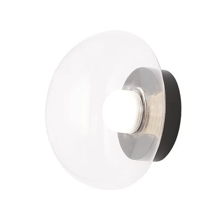 Бра Crystal Lux BOSQUE AP1 BLACK/TRANSPARENT 0270/401