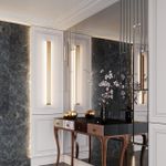 4295/40WL HIGHTECH ODL22 361 золотой/металл Настенный светильник IP20 LED 40W 3335Лм 3000K FRAMANT