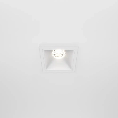 Встраиваемый светильник Альфа / Alfa LED 10 Вт 4000 К 36°, DL043-01-10W4K-SQ-W. TM Maytoni