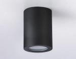 Светильник накладной TN22799 BK черный IP44 GU10 max 12W D65*90