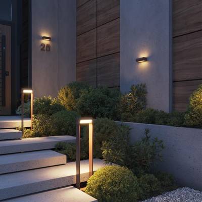 7118/12WL NATURE ODL25 Настенный светильник  коричневый/металл IP65 LED 12W 450Лм 3000K 140° 220-240V TWINSET