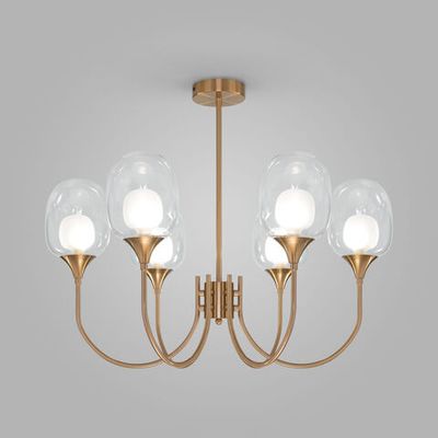 Умный потолочный светильник 70217/6 латунь