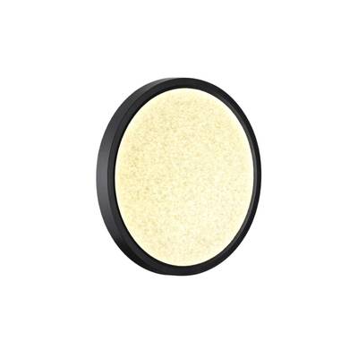 7662/18L MITRA LED SN 090 Светильник пластик/белый/черный LED 18Вт 3000/4000K D230 IP40 OMEGA BLACK