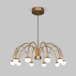 Подвесной светодиодный светильник 90030/10 LED золото