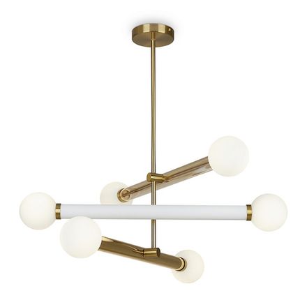 Подвесной светильник Cross FR5381PL-06G, G9х6. TM Maytoni