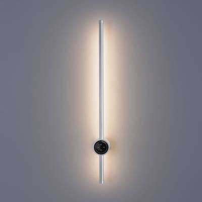 8310/12WL LEDIO серебро, металл/силикон Настенный светильник с диммером LED 12W 3000/4000/7000K 220V BRAM