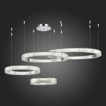 SL1622.103.04 Люстра подвесная ST-Luce Хром/Прозрачный LED 1*190W 4000K