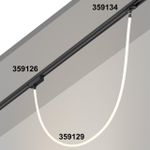 359126 KONST NT23 089 черный Трековый однофазный двухжильный адаптер для светильников 359128-359133 IP20 15-40W 170-265V RAMO