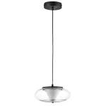 612117 Люстра PALERMO 8W LED 350LM G ЧЕРНЫЙ/ПРОЗРАЧНЫЙ 3000K Lightstar