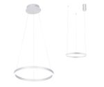 08212,01A(4000K) Подвес Тор белый d40 h150 Led 23W (4000K) 2 типа крепления