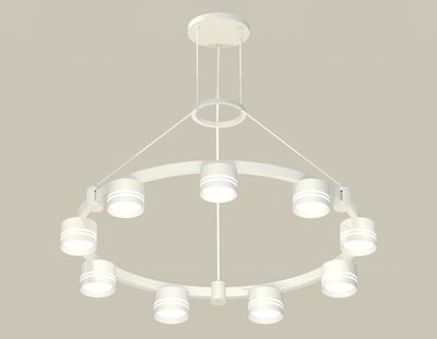 Комплект подвесного светильника с акрилом XR92031903/9 SWH/FR белый песок/белый матовый GX53 (A9203, C9241, N8477)