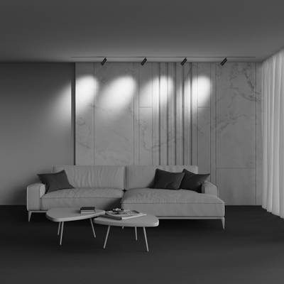 Трековый светильник Focus Zoom Exility 4000K 12Вт 15-50°, TR211-1-12W4K-Z-B. TM Maytoni