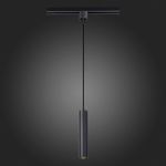 ST151.406.01 Светильник трековый Черный GU10 1*50W IP20 D54xH290 220V Без ламп