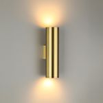 3833/2WB HIGHTECH ODL20 375 золотистый/металл Настенный светильник E27, LED max 7W 220V DARIO